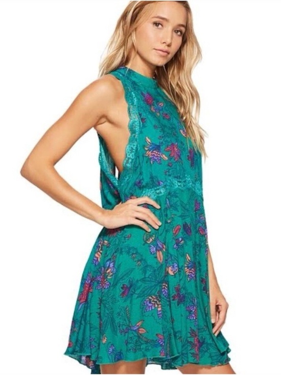 Intimately By Free People Dresses & Skirts - Free People She Moves High Neck Mini Dress